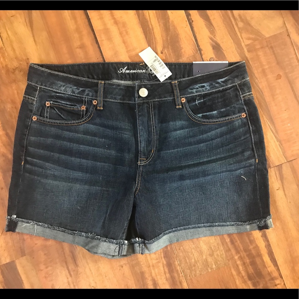New AE American Eagle Midi Shorts Dark Women’s 16